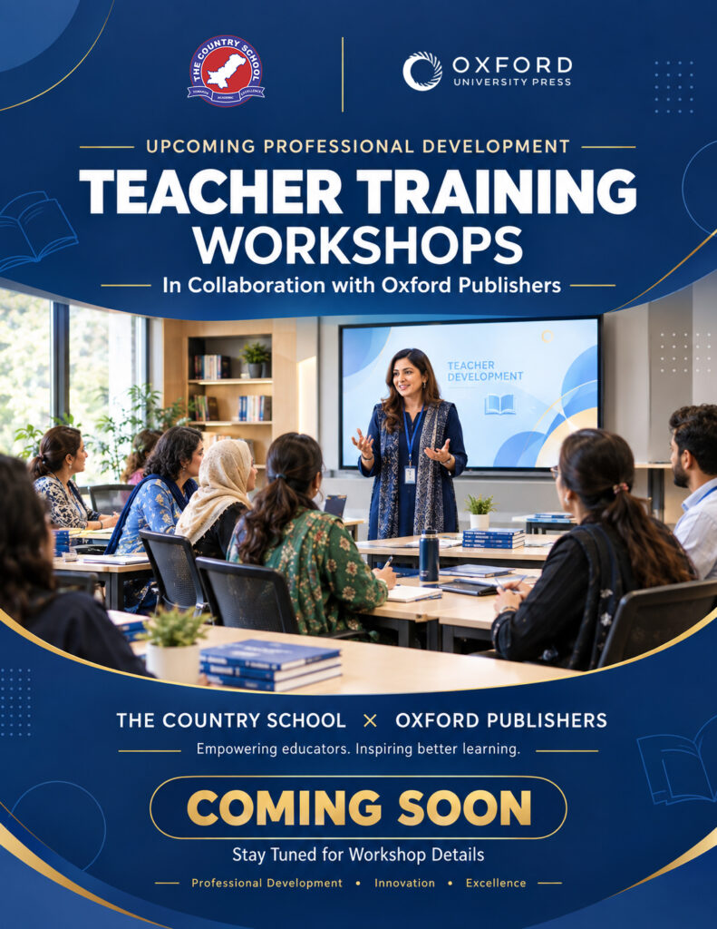 The Country School teacher training workshops in collaboration with Oxford Publishers